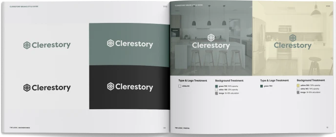 An illustration of the clerestory brand style guide