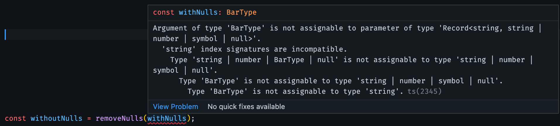 TypeScript code