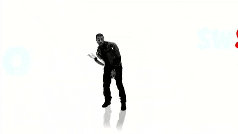 Kanye dancing gif