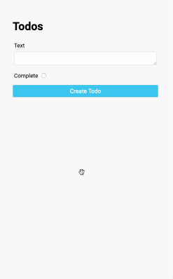 TODO app with text box and button