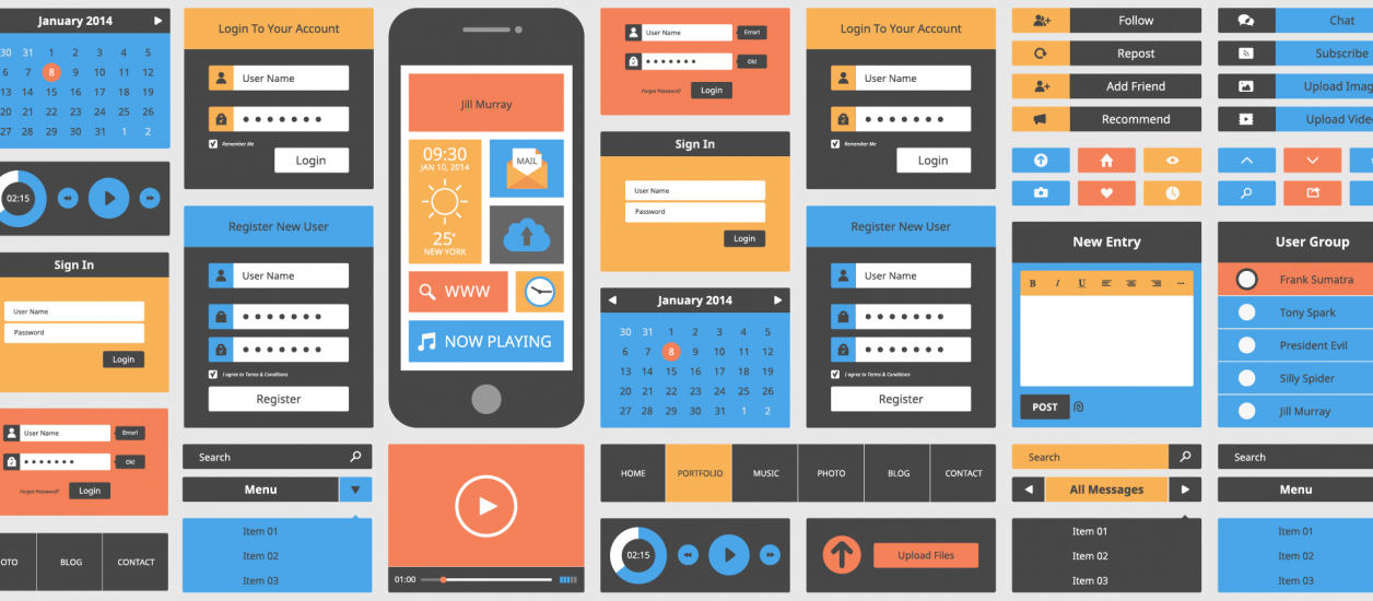 Screens from successful mobile apps