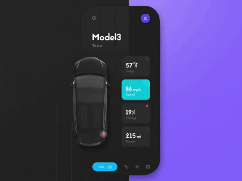 Tesla Model3 app